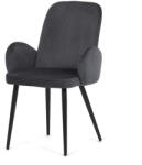  Szürke Bársony Étkezőszék. DCL-X7129 GREY2 (artDCL-X7129-GREY2)