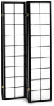  Fekete Tömörfa Paraván. EF-E804 BK (artEF-E804-BK)