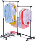  Elforgatható Ruhatartó Állvány Fekete Színben Abd-1215 (artABD-1215-BK)