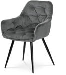  Szürke Bársony Étkezőszék. DCH-421 GREY4 (artDCH-421-GREY4)