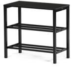  Fekete Fém Cipős Szekrény. 83168-42 BK (art83168-42-BK)