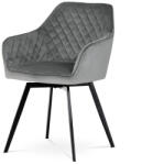  Szürke Bársony Étkezőszék. DCH-425 GREY4 (artDCH-425-GREY4)