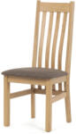  Tömör Tölgy Étkezőszék Barna Párnázott Üléssel. C-2100 (artC-2100-BR2)