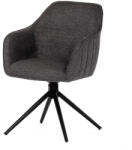  Szürke Szövet Étkezőszék. HC-536 GREY2 (artHC-536-GREY2)