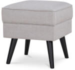  Lábtartó Zsámoly, világosszürke szövet kárpittal, bükkfa lábakkal (artAK-A1316-CRM2)