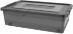 Jagiełło Játéktároló doboz, 28L, műanyag, szürke, 39×59×17cm (422438)