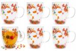 Premium 6x Thermo Kávés Poharak Latte Tea Virágok Dupla Aljú 350 ml
