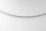 Ezüst nyaklánc Popcorn ródiumbevonattal 1.5mm