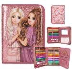 Top Modell TOPModel óriás tolltartó - töltött - lányok kutyával - FLORAL (IMO-DP-13056)