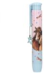 Miss Melody lovas radírstift - nyomógombos - világoskék (IMO-DP-13365VILAGOSKEK)