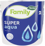 TENTO Kéztörlő tekercses háztartási TENTO Family super aqua 2 tekercses 2 rétegű (231129) - papir-bolt