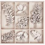  Dekoratív fa dísz szett - Ágacskák / 35 darab (fa díszek)