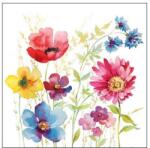 Ambiente Aquarell Meadow papírszalvéta 25x25cm, 20db-os