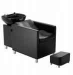 Vevor Fodrász Szék, kerámia mosdó, elektromos lábtartó, 300kg teherbírás (5907021445672)