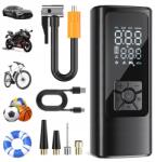  Elektromos légpumpa hordozható kerékpár pumpa mini gumiabroncs pumpa (AM21J2)