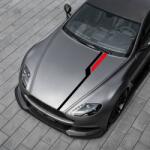  Set sticker autoadeziv Tuning in doua culori, model "Hood Stripes V3", dimensiune 130 x 10 cm, culoare Negru + Rosu FAVLine Selection (TUNING-17)