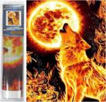 NORIMPEX - Puzzle Tablou Diamant: Lună plină aprinsă 30x40cm - 1 - 39 piese