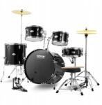  Dobszett, 5 részes, 55, 9cm, fekete, kezdőknek, állítható székkel (5907021455121)