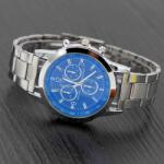 QUARTZ Ceas barbatesc metalic stil casual Ceas