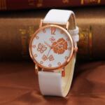 QUARTZ Ceas dama Flower & Butterflies - alb Ceas