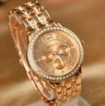 Geneva Ceas Geneva de dama, cu cristale pe carcasa si bratara - rose golden Ceas