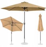 expondo Nagy Kerti Napernyő, dönthető, átmérő 300cm, szürke-barna (10250557)