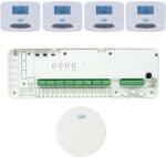 PNI Kit automatizare Wi-Fi PNI CT28 Pro 4 pentru incalzire in pardoseala, aplicatie de mobil Tuya Smart, 4 unitati comanda si hub in (PNI-CT28-4)