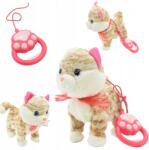 Skleplolki Interaktív Cicus, pórázon, nyávog, sétál, játszik, mozog (INTERAKTYWNY KOTEK NA SMYCZY SPACERUJE GRA)