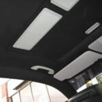  Material pentru reconditionare plafon auto, material textil cu spate buretat, culoare Neagra, dimensiune 2m x 1, 50m FAVLine Selection (T040722-4)