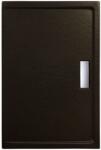 Belform Cadita dus dreptunghiulara acril aspect piatra Belform Celesta Slim 120x80 cm, negru (27CD3011)