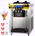 VEVOR Fagylaltgép, 22-30L/h, 2 tartály, 6L, 2350W (5907021445894)