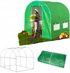 Bluegarden Fóliaalagút, 2x2m, 4m2, horganyzott váz, zöld fólia, 19mm (TUNEL OGRODOWY BLUEGARDEN 2x2)