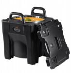 Vevor Nagy Gasztronómiai Ebéd Termosz, 30.3 liter, fekete, szigetelt