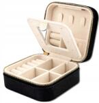 EdiBazzar Ékszerdoboz, ékszertartó, szervező doboz tükörrel, ékszer tároló tok (Szkatułka pudełko na biżuterię organizer)