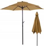 DOMAREX 3M Kerti Napernyő, Bézs, 300cm, dőlésszög funkcióval (PARASOL OGRODOWY TROPEA BEŻOWY)
