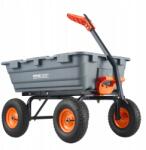 VEVOR Kocsi, 544kg teherbírás, 183L, 33cm gumi kerekek (Vevor)