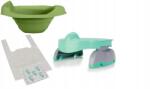 Potette Plus 2 az 1-ben utazó bili Prémium szett kékeszöld betét tasakok (POTETTEPLUSBUNDLEPACKT)