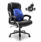 Vevor Irodai dolgozószék, állítható, bőr, lábtartóval (5907021443593)