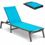 Vevor Kerti napozóágy, összecsukható, kék (5907021442176)