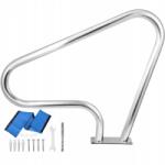 VEVOR Medencekorlát, 98, 9cm, rozsdamentes acél, csúszásgátló, 113kg teherbírás (Poręcz basenowa)