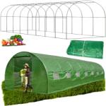  Kerti Alagút Fólia, 10×3×2m, 30m2, zöld, fólia + váz (5906076407192)