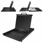 StarTech - 16 portos rackbe szerelhető KVM konzol 1, 8 m-es kábelekkel - RKCONS1916K (RKCONS1916K)