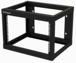 StarTech - 2 oszlopos, 6U magas, nagy teherbírású, falra szerelhető hálózati rack, 19" - RK619WALLO (RK619WALLO)