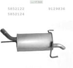 Edex 17.543 - Kipufogó hátsó dob OPEL CORSA C 1.2, 1.4 (2000-2012) (K17-543ALU-ED)