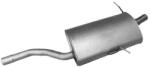 Edex 03-128 hátsó kipufogó dob - BMW 3-AS SOROZAT E46 (K03-128ALU-ED)