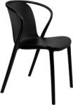 King Home SPARKS Karfás Szék - Fekete Polipropilén (337-APP)