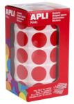 APLI Etikett, 20mm kör, kézzel írható, tekercsben, színes, APLI, piros 1700 etikett/csomag (LCA4861) - jatekotthon