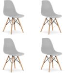  Valora OSAKA szék, szürke, falábakkal, nappaliba, 4 db