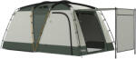 Outsunny 4 személyes kempingsátor háló- és nappalival, zöld 4 személy zöld
