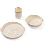 BabyOno 3 részes műanyag étkészlet, Liba